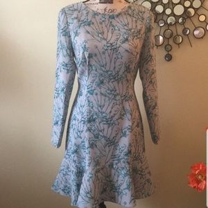 Banana Republic blue floral dress